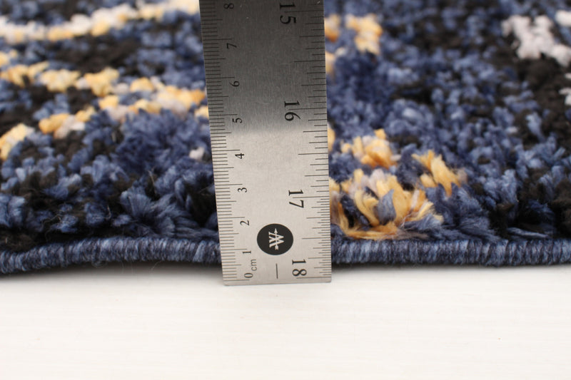 Carpette Makondo Classic bleu marin - 8 pi 0 pox 10 pi 0 po