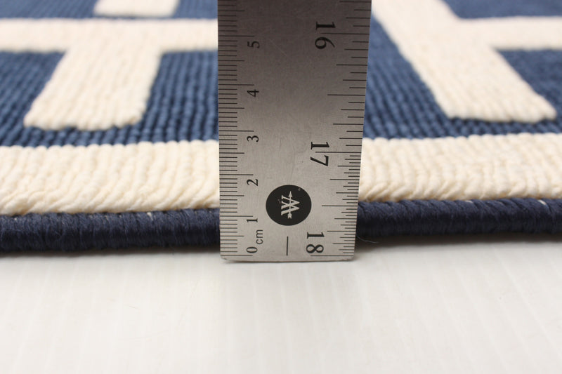 Carpette Brangane bleue 3 pi 11 po x 5 pi 7 po