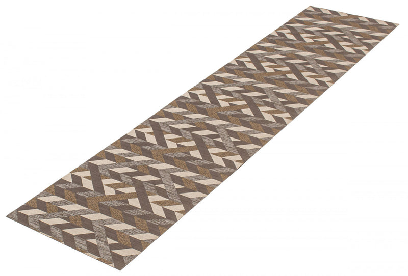 Carpette Bellezza brun foncé 2 pi 2 po x 14 pi 0 po