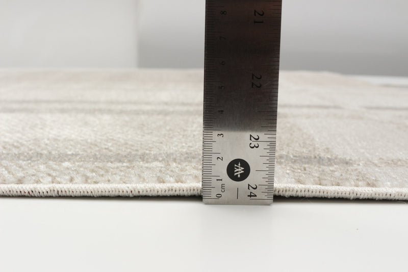 Carpette Roma ivoire lavable à la machine - 3 pi 0 po x 5 pi 0 po