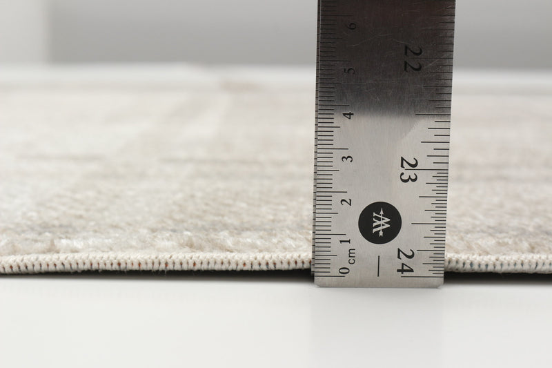 Carpette Roma ivoire lavable à la machine - 2 pi 6 po x 8 pi 0 po