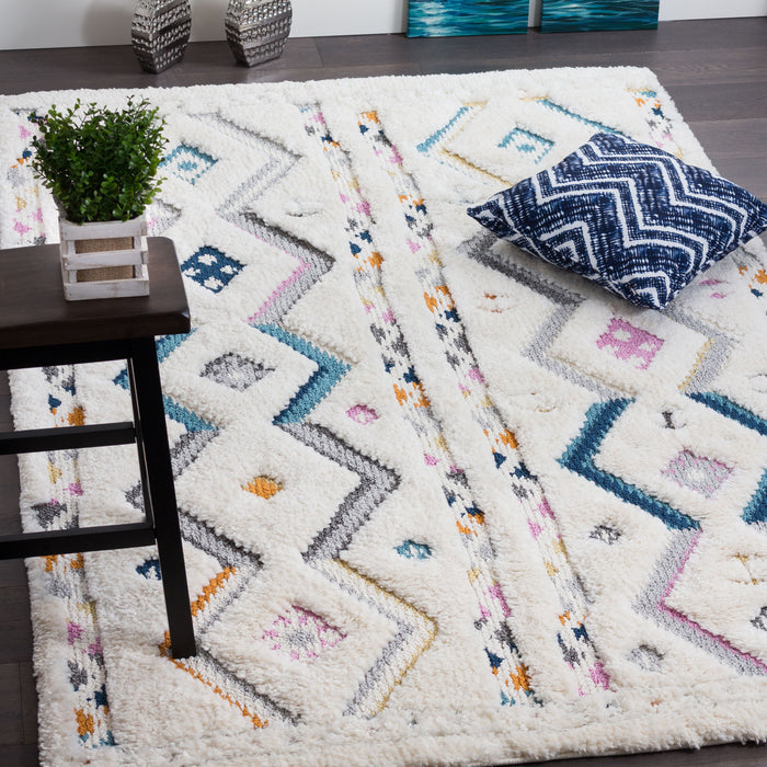 Carpette Lola à motifs de chevrons 3 x 5