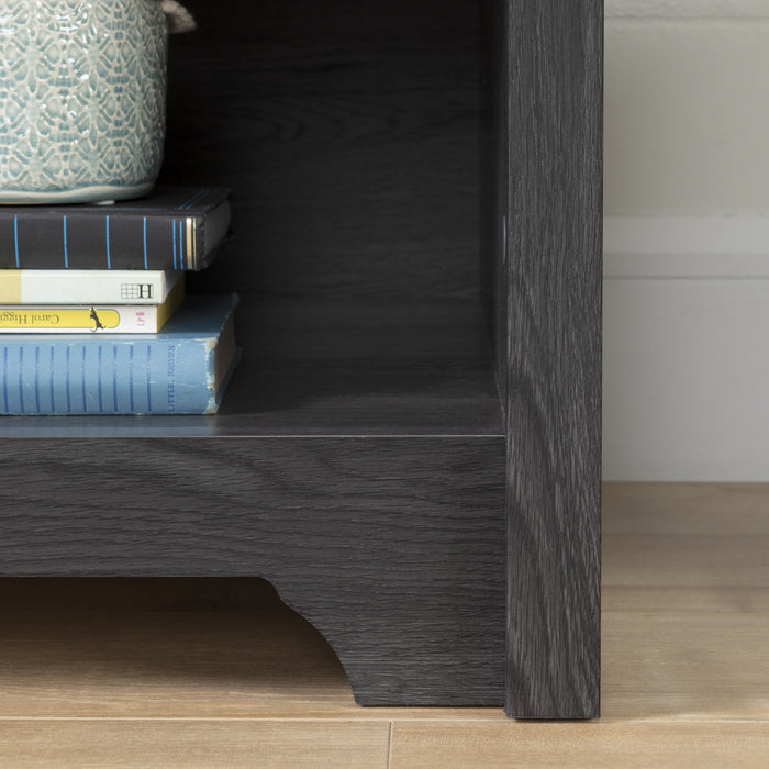 Meuble pour téléviseur Fusion de 60 po avec tiroirs - chêne gris