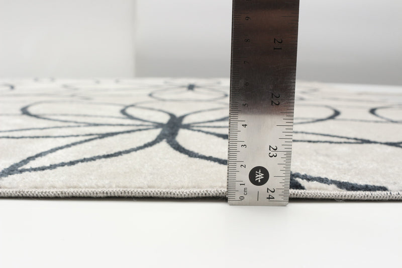 Carpette Terali ivoire lavable à la machine - 3 pi 0 po x 5 pi 0 po