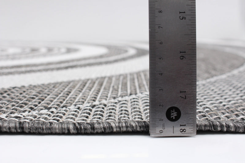 Carpette Neisha Modern grise 5 pi 3 po x 7 pi 3 po