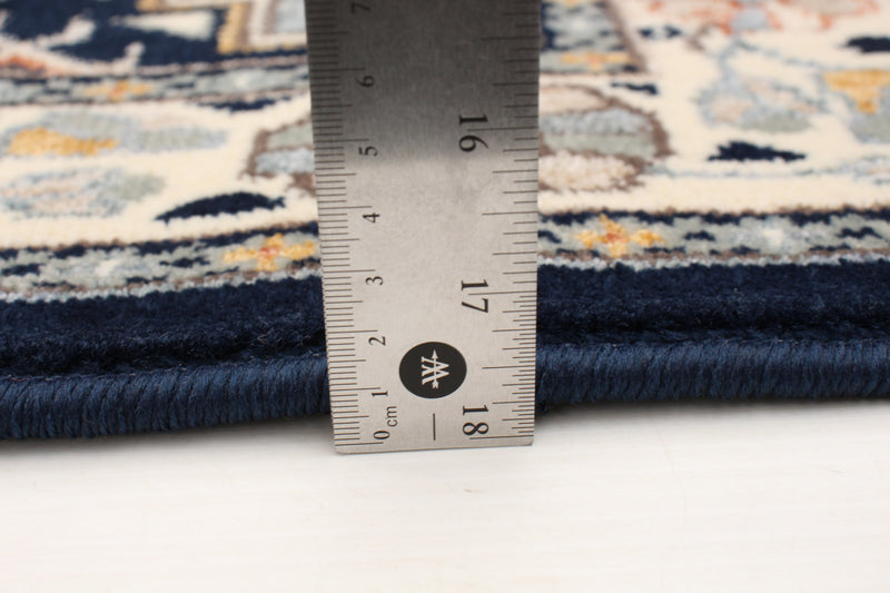 Carpette Quincy bleu - 2 pi 8 pox 10 pi