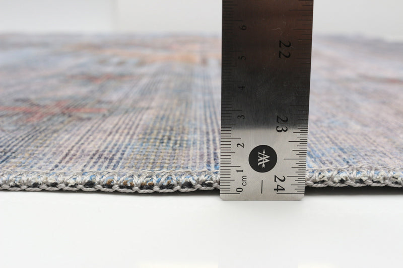 Carpette Kashkuli bleue 5 pi 3 po x 8 pi 0 po