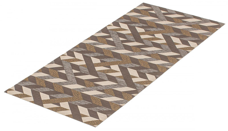 Carpette Bellezza brun foncé 2 pi 2 po x 5 pi 0 po - Ensemble de 2