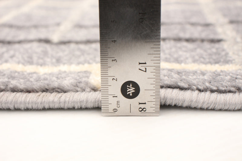 Carpette Taite argent - 3 pi 11 pox 5 pi 7 po