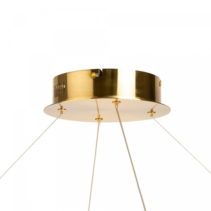Luminaire suspendu Stella laiton brossé à DEL de 60 W