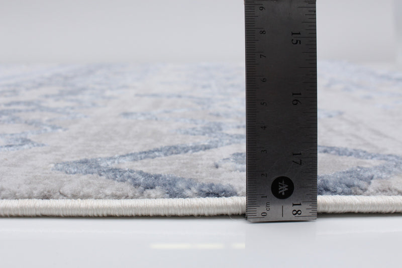 Carpette Dita bleue - 5 pi 3 po x 7 pi 3 po