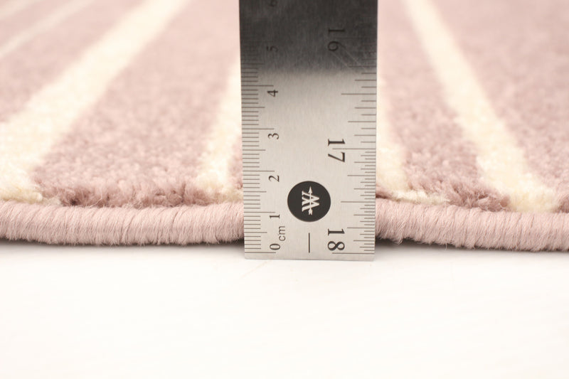 Carpette Faith rose-crème - 7 pi 10 pox 10 pi 2 po