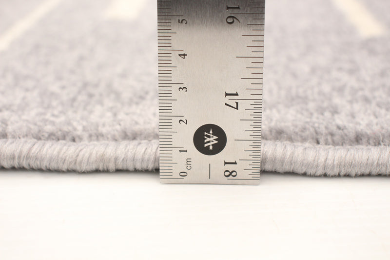 Carpette Faith argent-crème - 3 pi 11 pox 5 pi 7 po