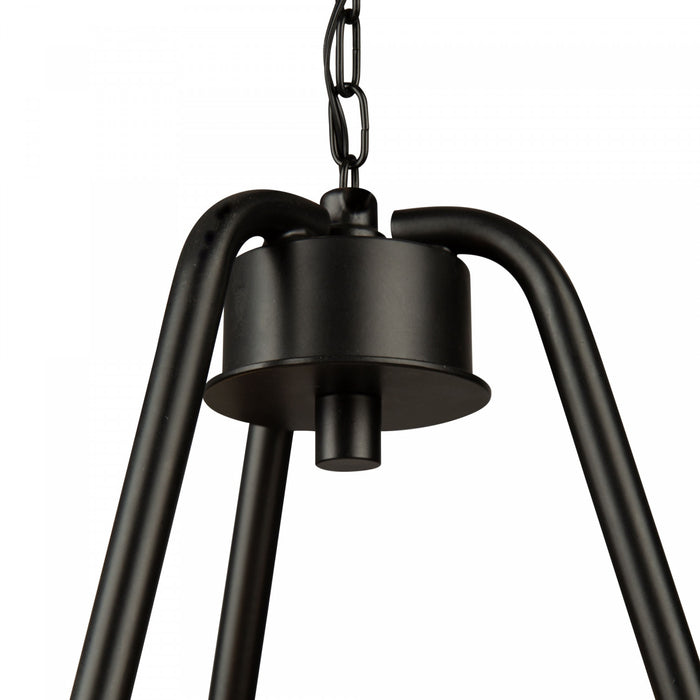 Lustre Perris noir à 3 ampoules