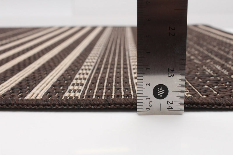 Carpette Wileen chocolat - 2 pi 2 po x 6 pi 7 po