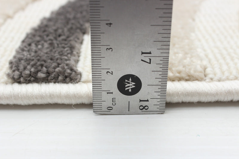 Carpette Nikkos taupe 2 pi 8 po x 4 pi 11 po