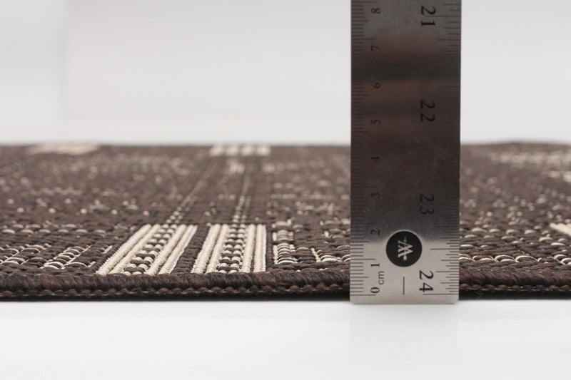 Carpette Joni chocolat - 2 pi 2 po x 6 pi 7 po