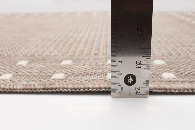 Carpette Clementine brun clair - 2 pi 2 po x 6 pi 7 po