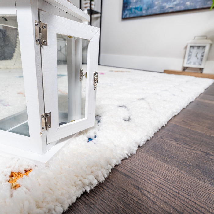 Carpette Lola à motifs de diamants 8 x 11