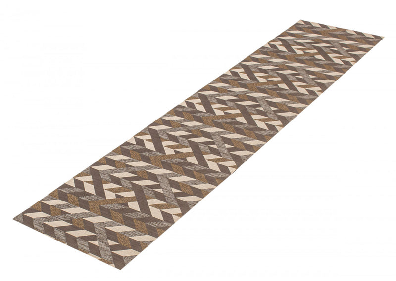 Carpette Bellezza brun foncé 2 pi 2 po x 16 pi 0 po