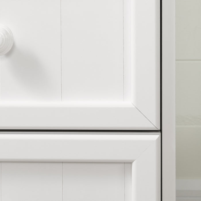 Savannah Commode à porte - Blanc solide