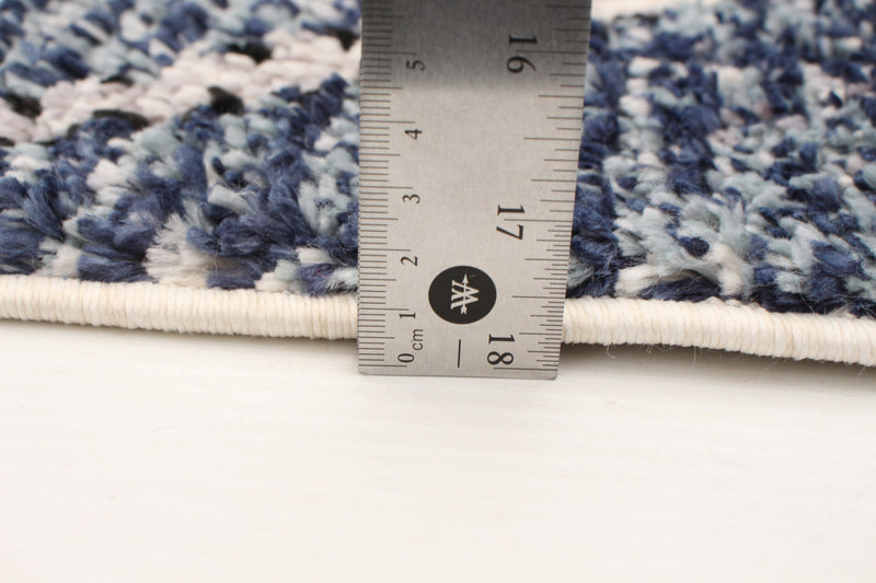 Carpette Makondo Abstract bleu - 8 pi 0 pox 10 pi 0 po