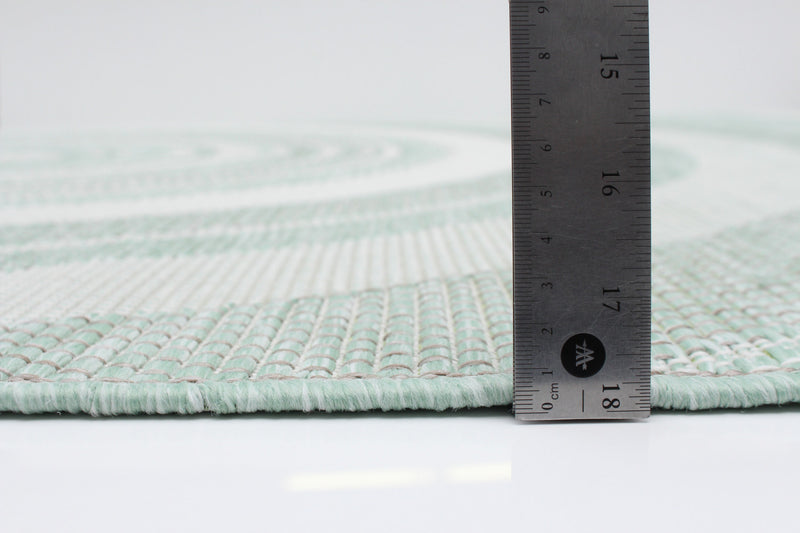 Carpette Neisha Modern menthe 5 pi 3 po x 7 pi 3 po