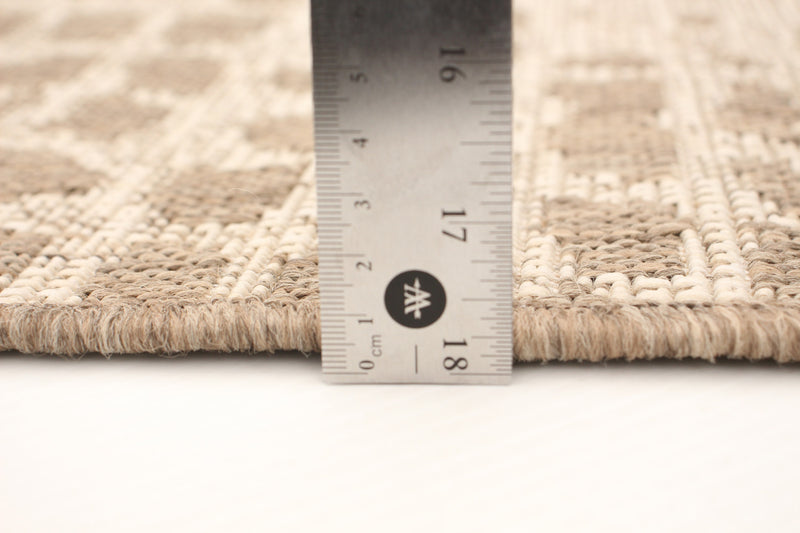 Carpette Sadie Safari Taupe-Champagne - 7 pi 10 pox 10 pi 2 po