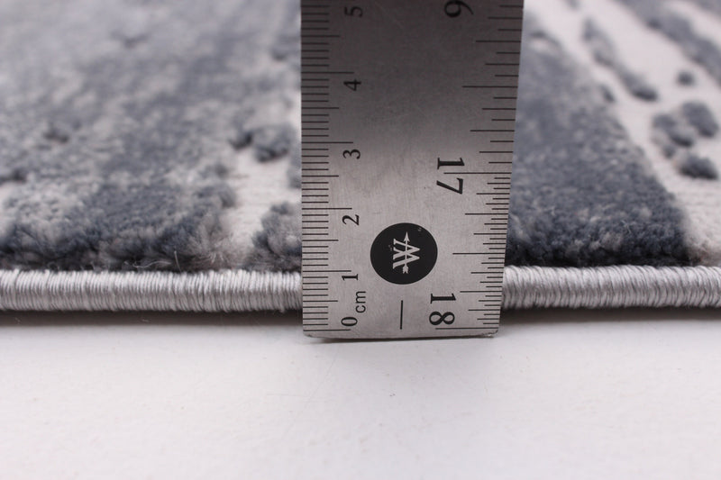 Carpette Ulema grise 5 pi 3 po x 7 pi 3 po