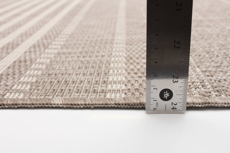 Carpette Wileen taupe - 4 pi 4 po x 6 pi 5 po
