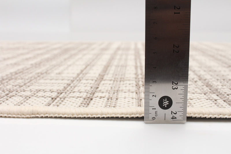 Carpette Panthea ivoire - 2 pi 2 po x 6 pi 7 po