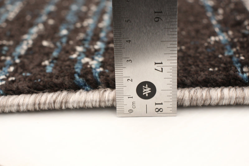 Carpette Aya gris-bleu - 7 pi 10 pox 10 pi 2 po