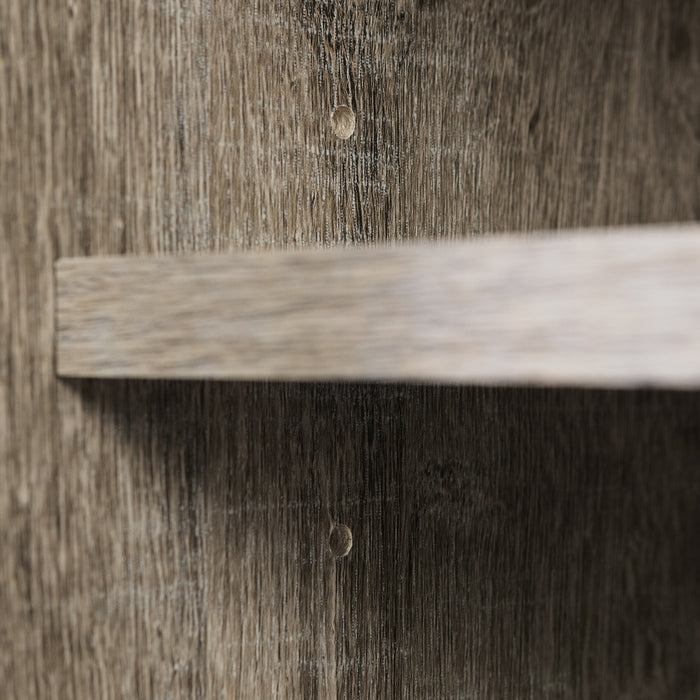 Console multimédia murale Munich - chêne vieilli