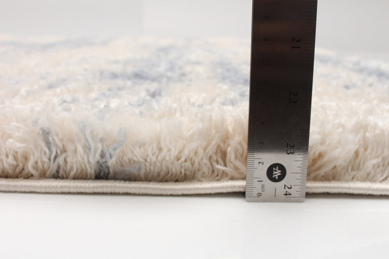  Carpette Kei crèmebleu clair - 3 pi 11 po x 5 pi 7 po