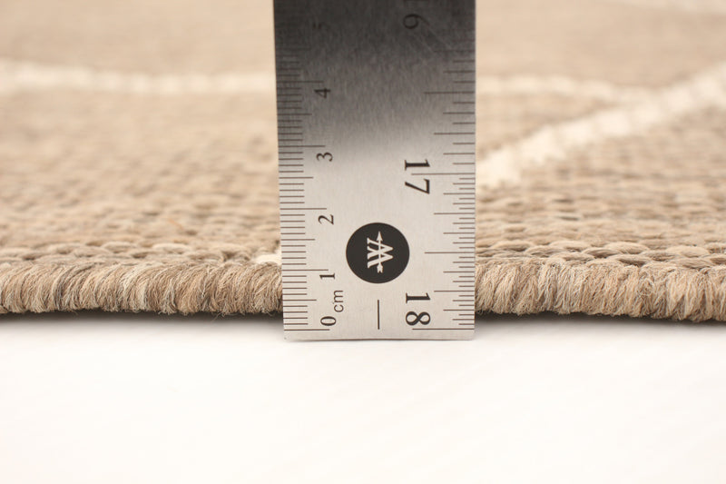 Carpette Sadie Abstract Taupe-Champagne - 7 pi 10 pox 10 pi 2 po