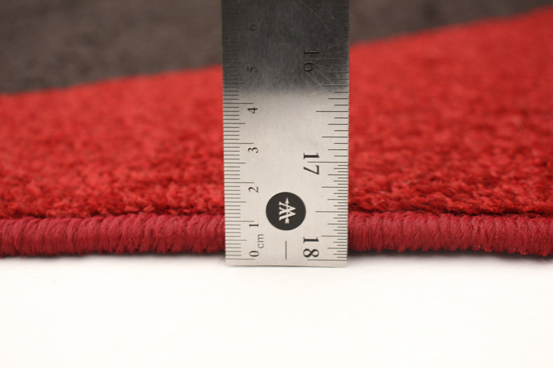 Carpette Carson rouge - 7 pi 10 pox 10 pi 2 po