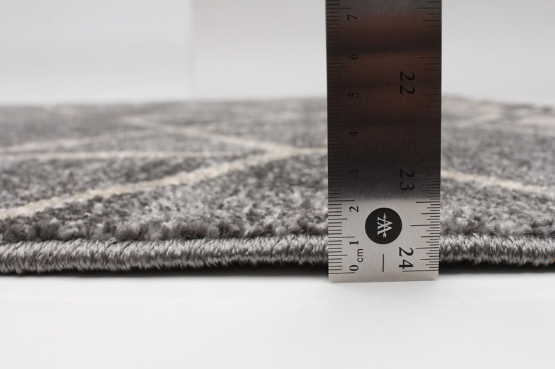 Carpette Davina grise - 6 pi 7 po x 9 pi 10 po