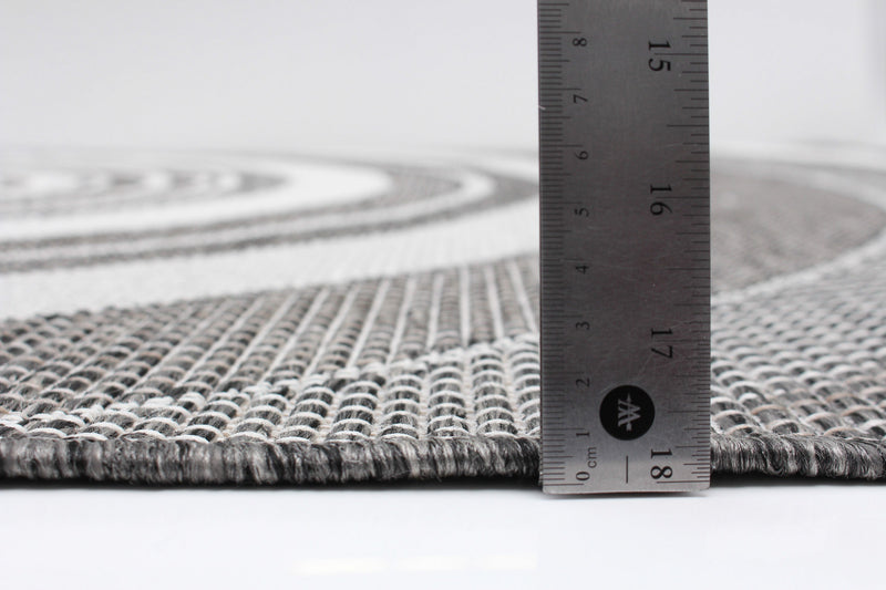 Carpette Neisha Modern grise 6 pi 7 po x 9 pi 6 po