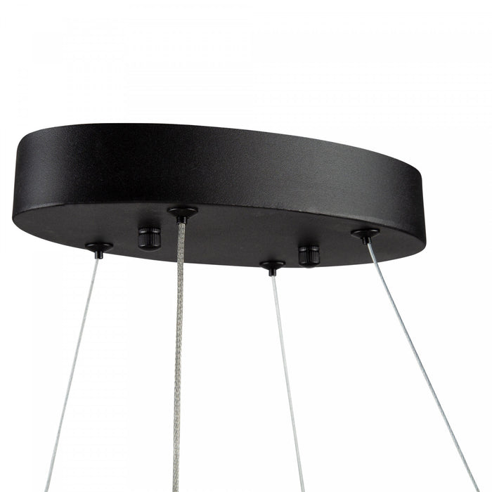 Luminaire suspendu Ara noir à DEL de 45 W