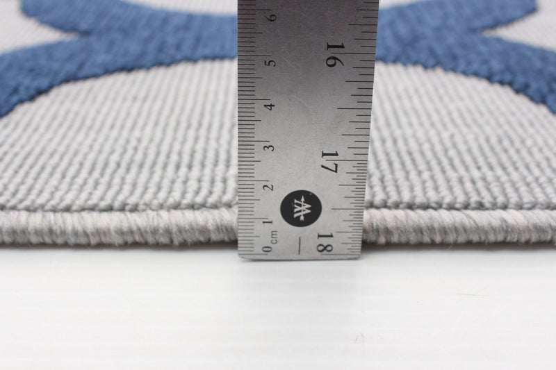 Carpette Sophie grisebleu marine - 3 pi 11 po x 5 pi 7 po