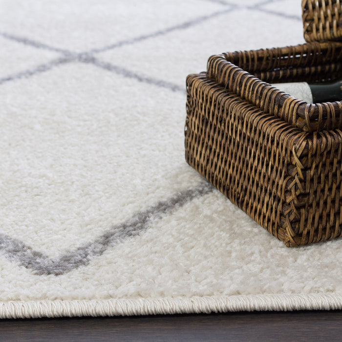 Carpette Lav Basics blanche 3 x 5