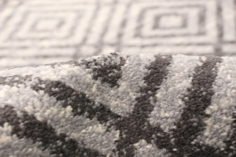 Carpette Electra anthracite - 7 pi 10 pox 10 pi 2 po