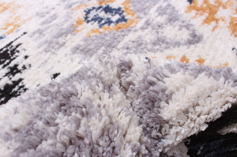 Carpette Paloma Kashkuli blanche - 5 pi 3 po x 7 pi 3 po