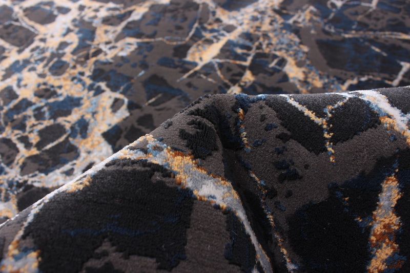 Carpette Marble noire - 8 pi 0 po x 10 pi 0 po