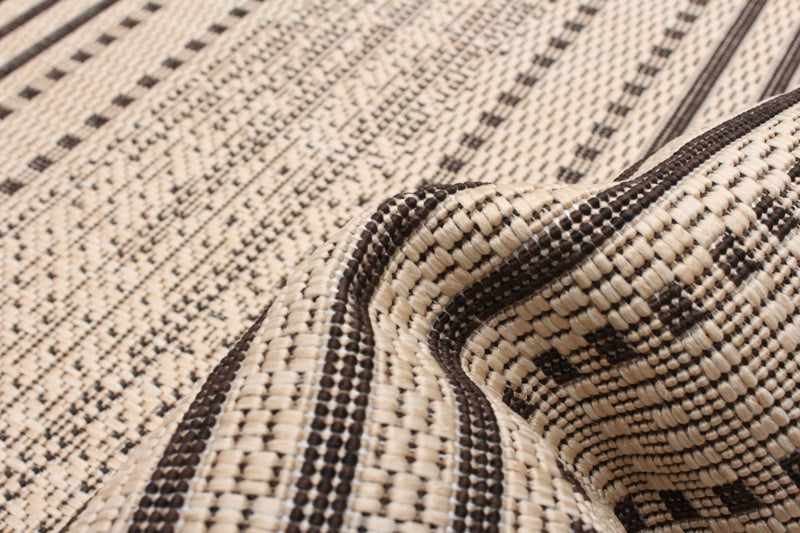 Carpette Wileen brun clair - 2 pi 2 po x 6 pi 7 po