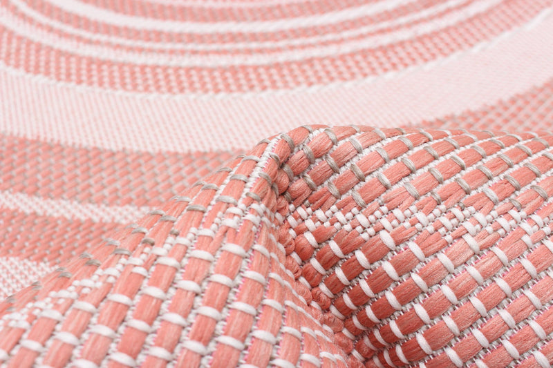 Carpette Neisha Modern corail 5 pi 3 po x 7 pi 3 po