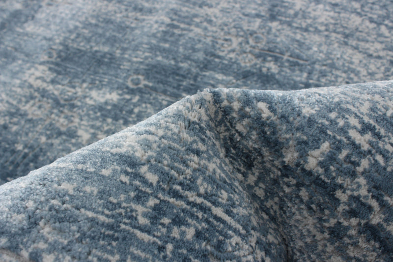 Carpette Dayna bleue 6 pi 7 po x 9 pi 6 po