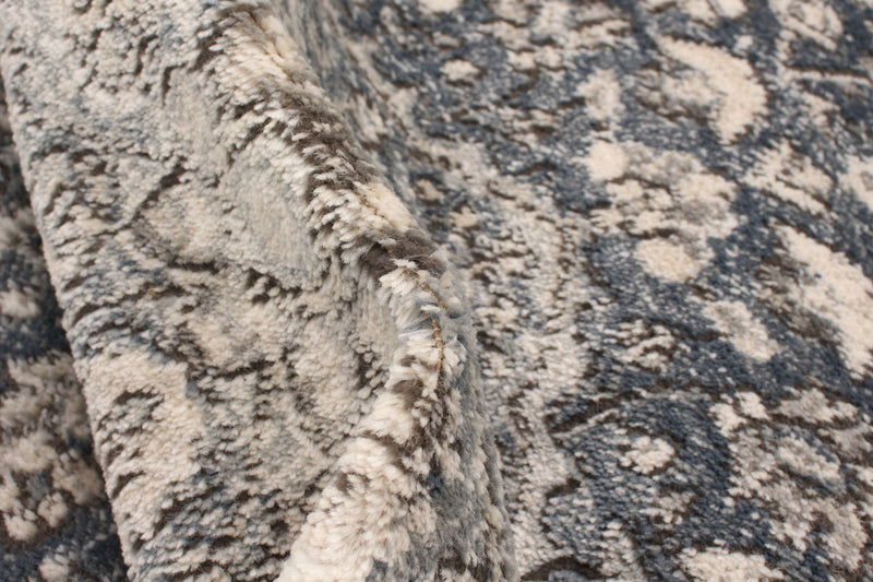 Carpette Octavian Tabriz gris - 2 pi 7 pox 8 pi 2 po