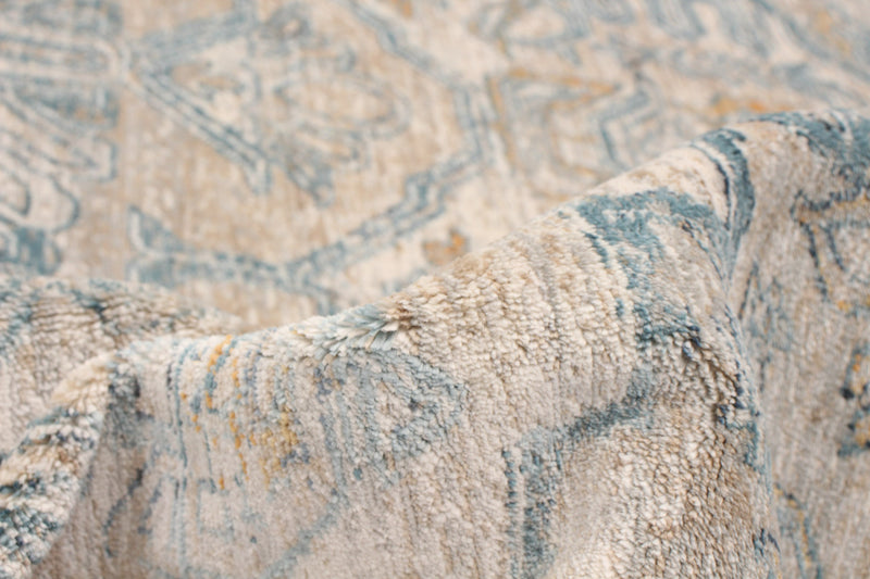 Carpette Baina Heriz beige-gris - 5 pi 3 pox 6 pi 7 po