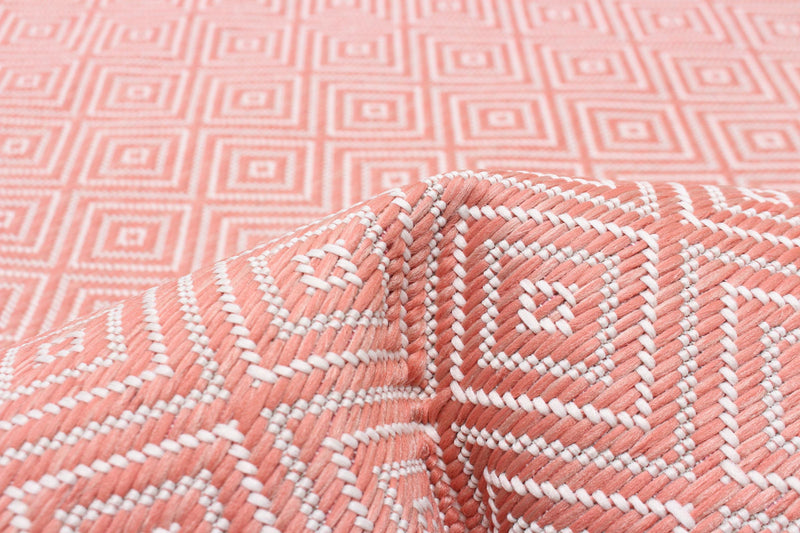 Carpette Neisha Diamond corail 6 pi 7 po x 9 pi 6 po